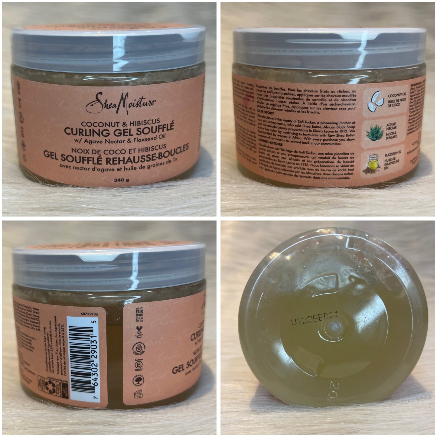 SheaMoisture Coconut & Hibiscus Curling Gel Soufflé 340g