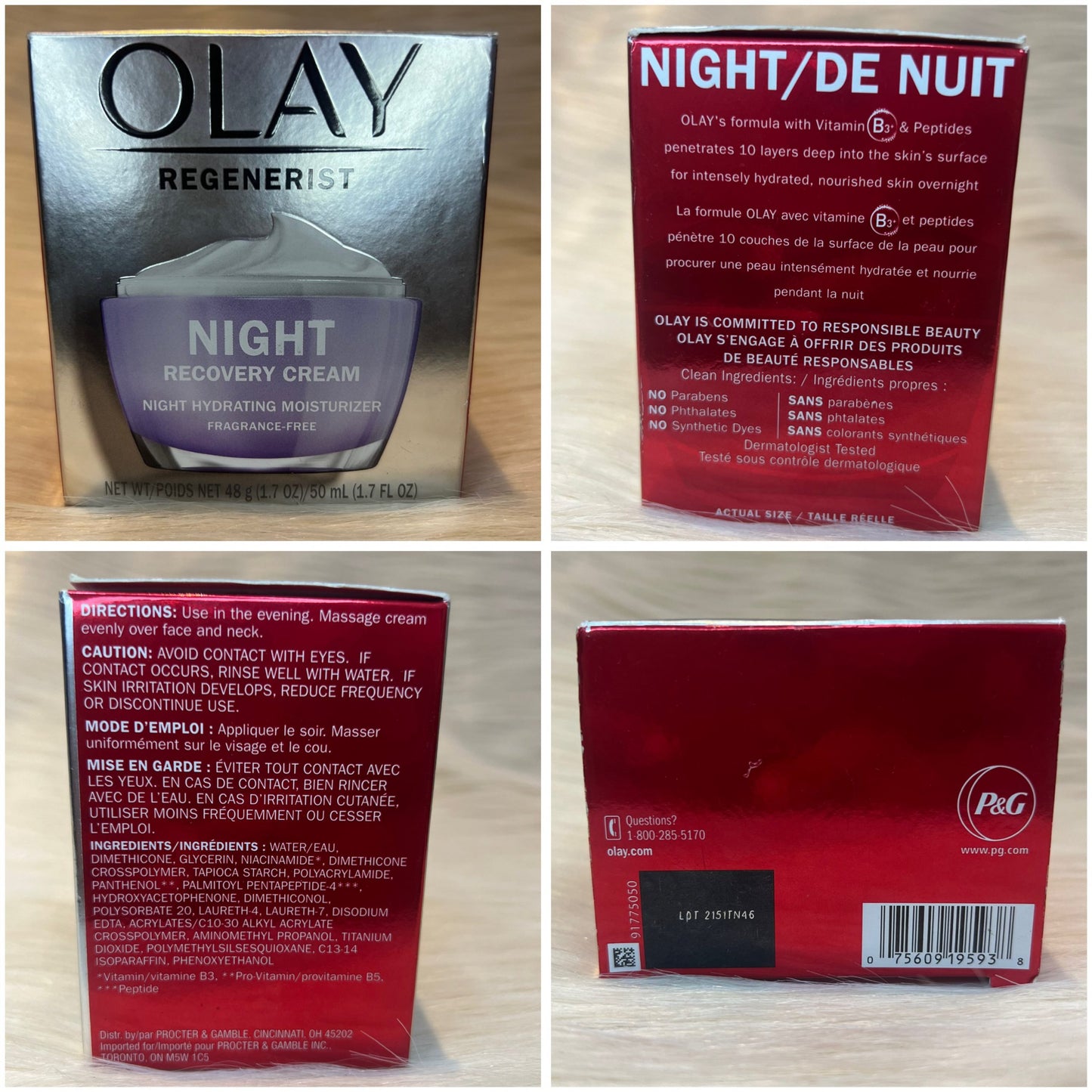 Olay Retinol 24 Night Moisturizer Fragrance-Free 50ml