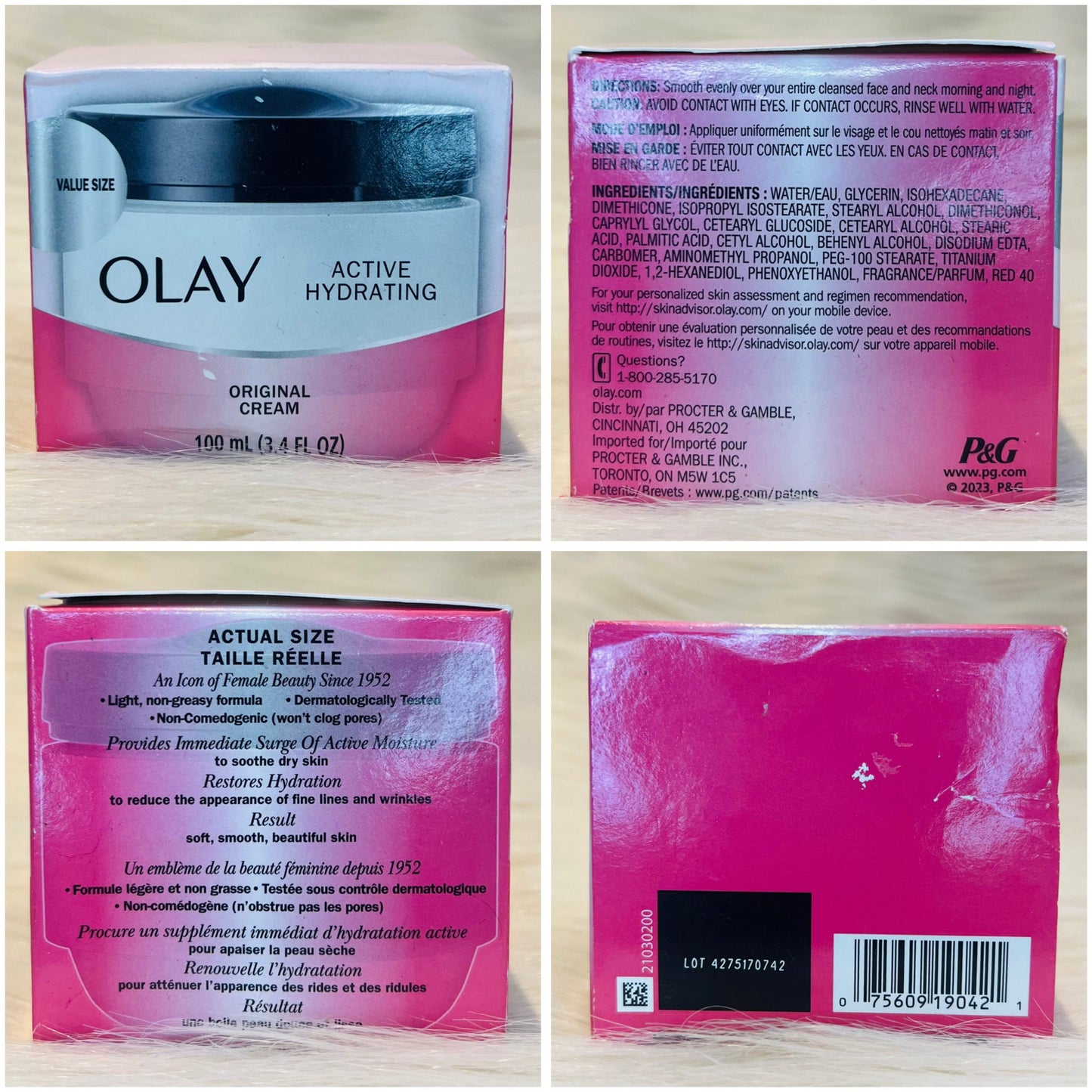 Olay Active Hydrating Cream 100ml