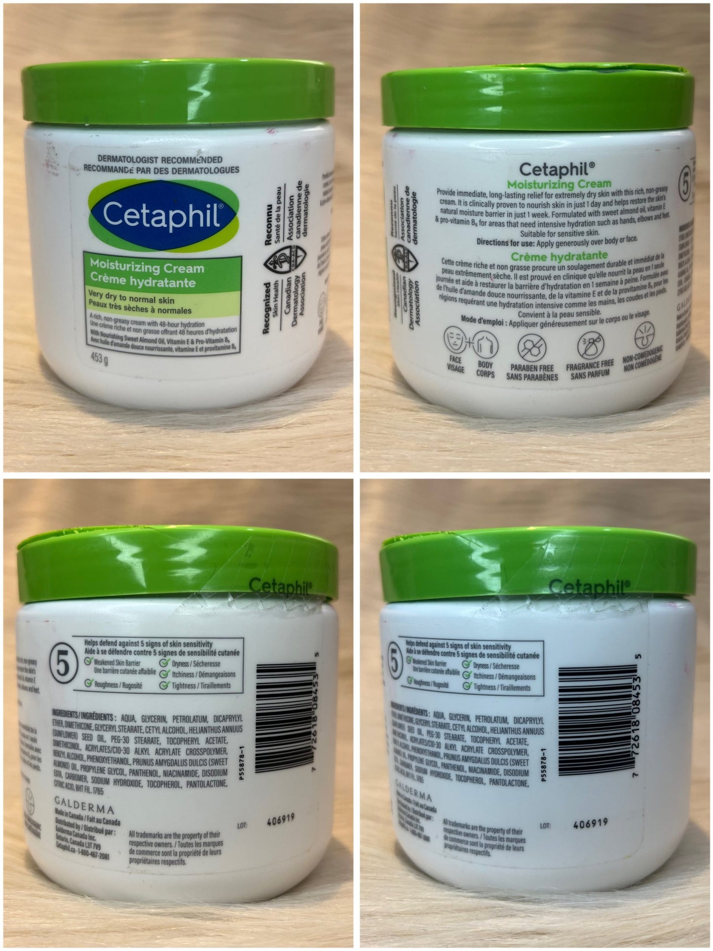 (Discounted Product) Cetaphil Moisturizing Cream | Non-Greasy 453g