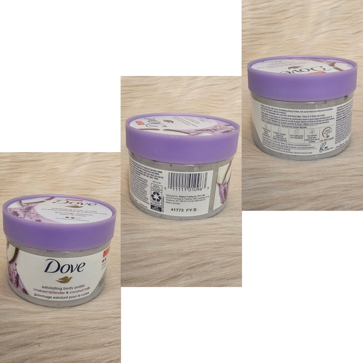 Dove Crushed Lavender & Coconut Milk Body Polish 298g