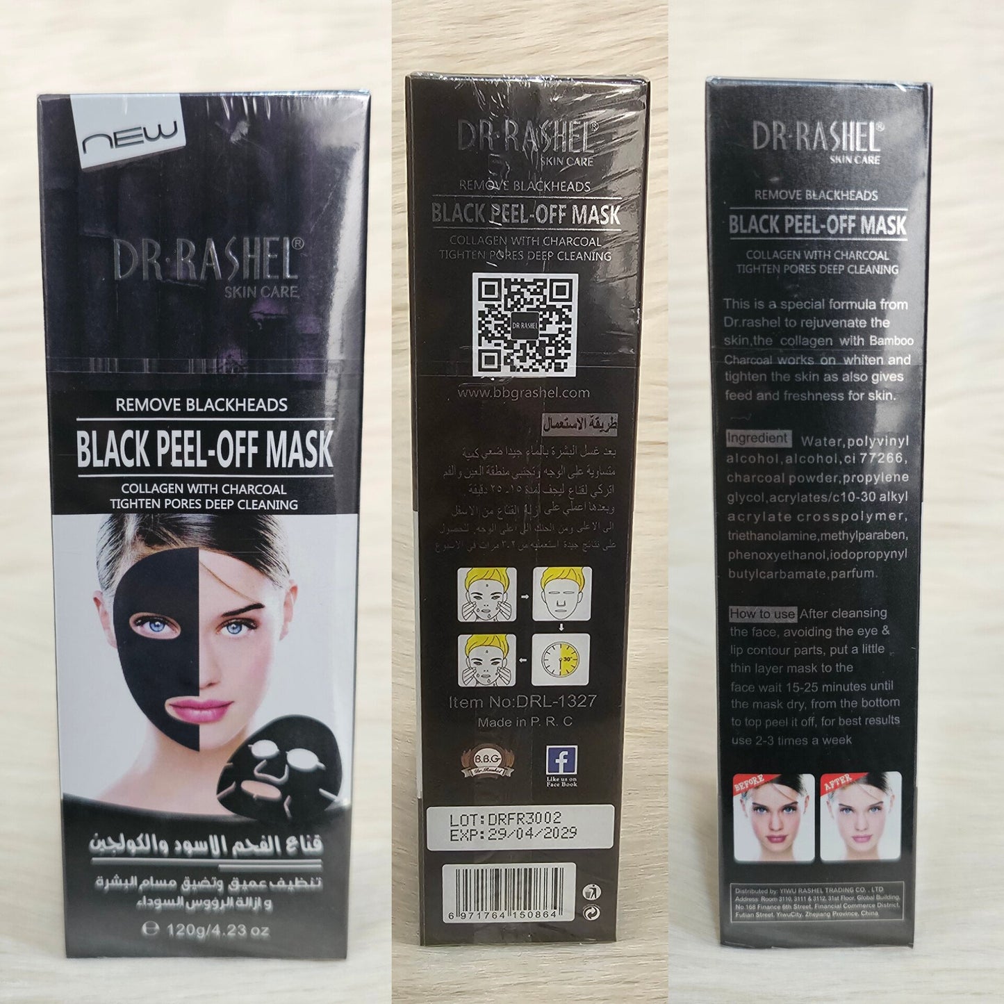 Dr. Rashel Black Peel-Off Mask 120g