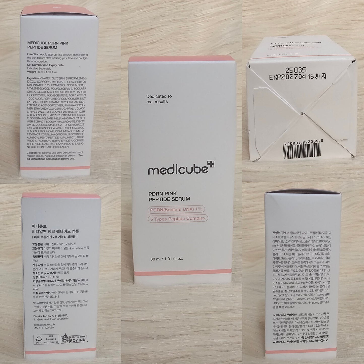 Medicube Collagen PDRN Pink Peptide Serum 30ml