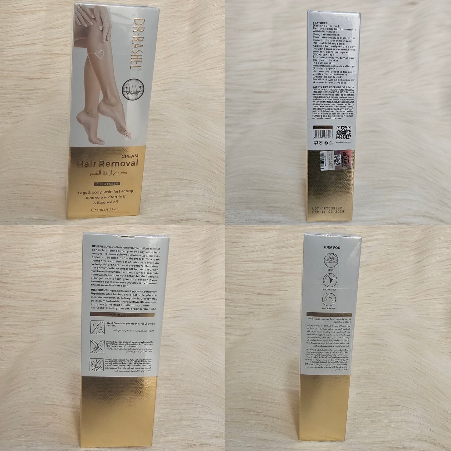 Dr. Rashel Silk & Fresh Hair Removal Cream 100g
