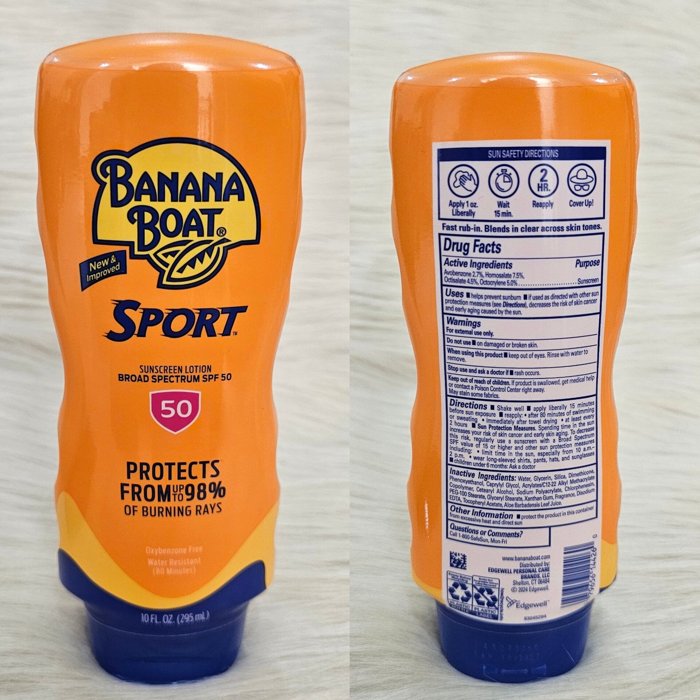 Banana Boat Sport Sunscreen SPF 50 Lotion 295ml