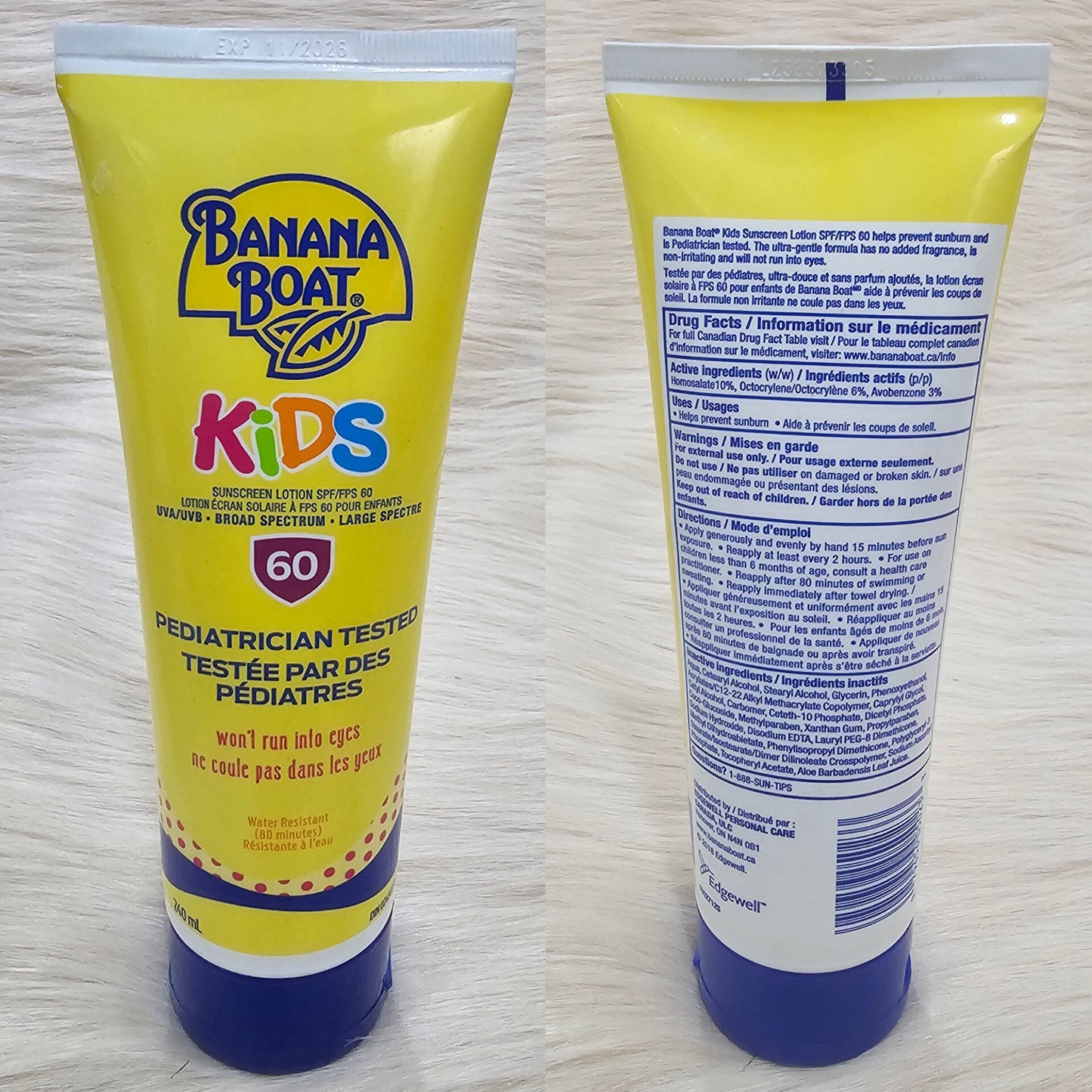 Banana Boat Kids Tear-Free Sunscreen SPF 60 240ml