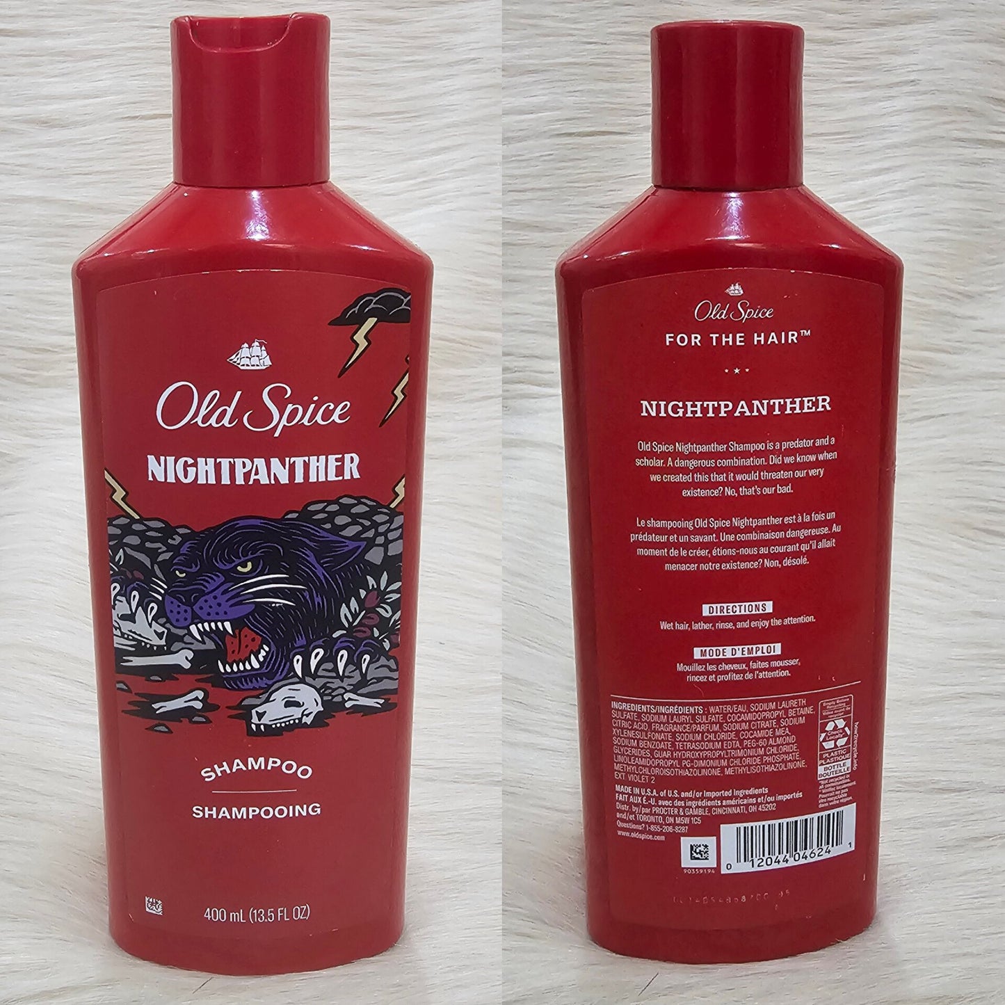 Old Spice NightPanther Shampoo for Men – 400ml