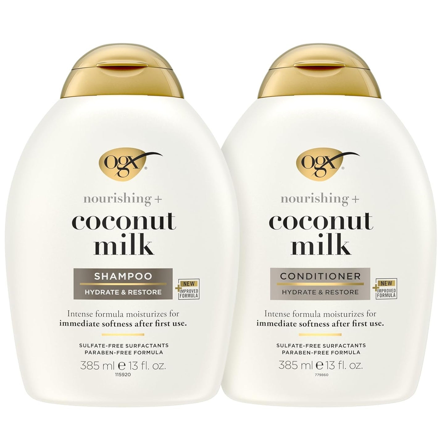 OGX Coconut Milk Shampoo & Conditioner Set 385ml