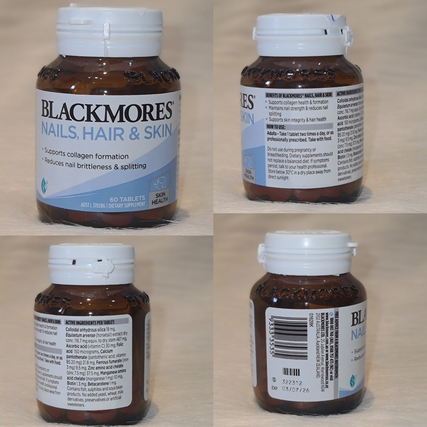 Blackmores Nails Hair & Skin Tablets