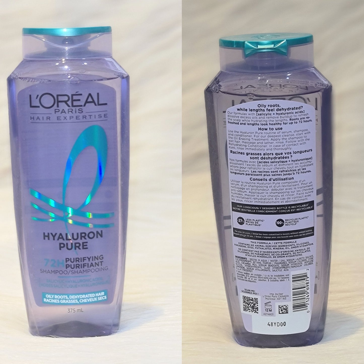 L’Oréal Paris Hyaluron Pure Purifying Shampoo 375ml