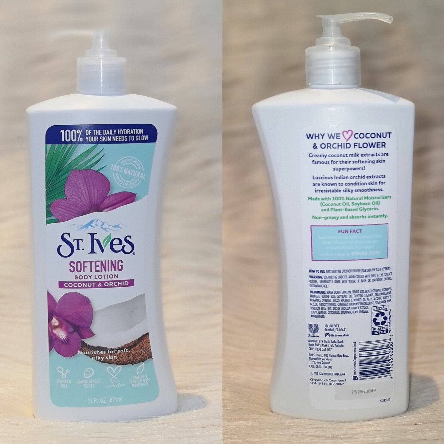 St. Ives Coconut & Orchid Body Lotion 621ml