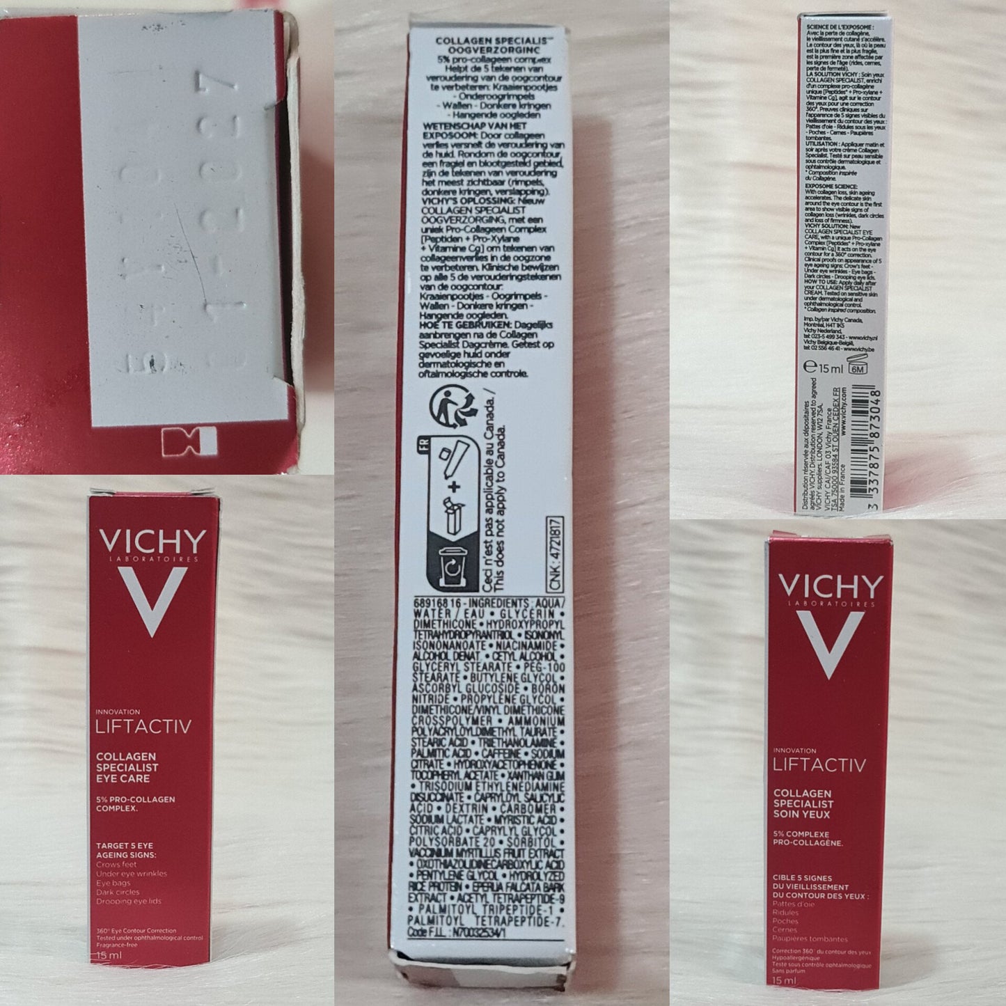Vichy Liftactiv Collagen Specialist Anti-Aging Eye Cream 15ml