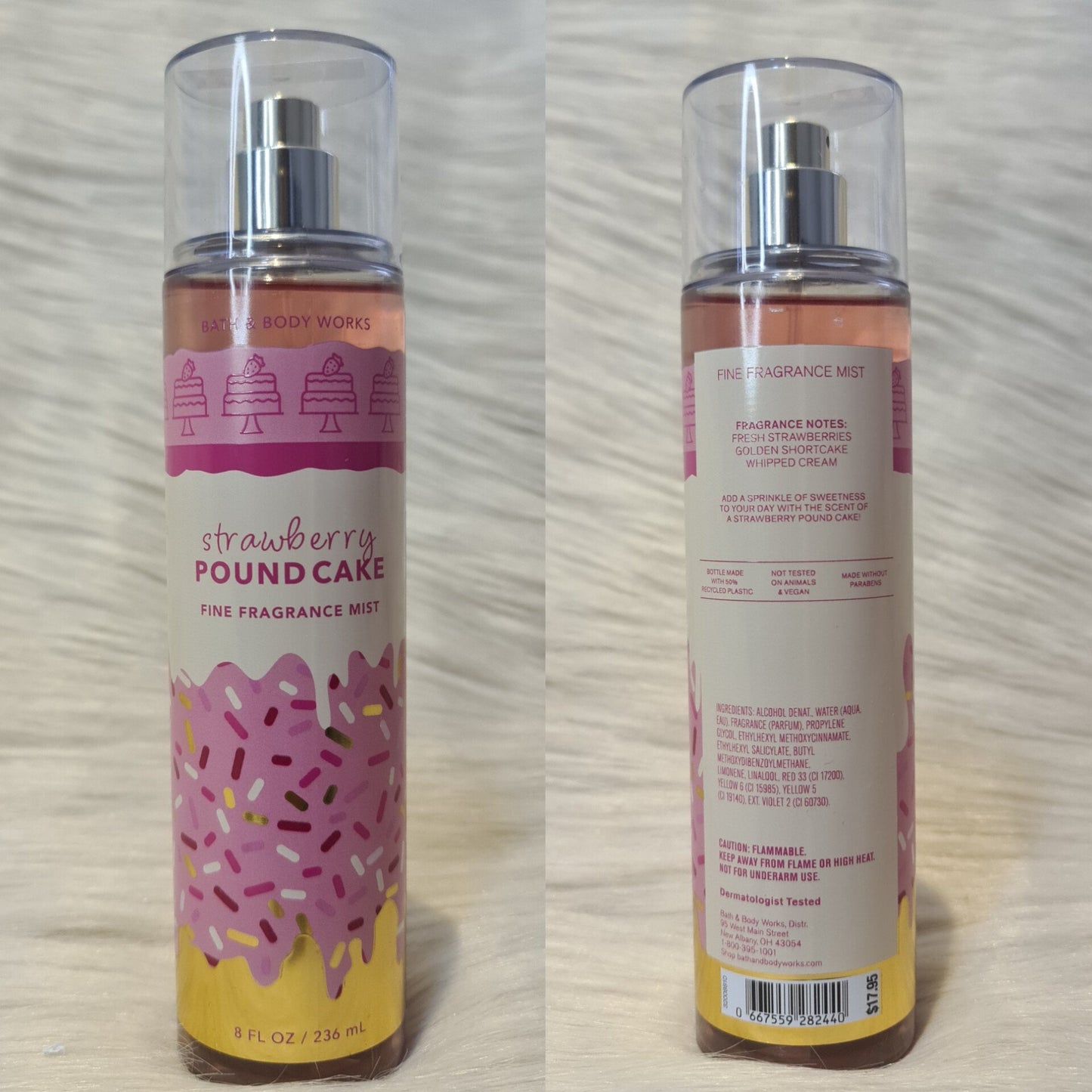 Bath & Body Works Strawberry Pound Cake Mist 236ml
