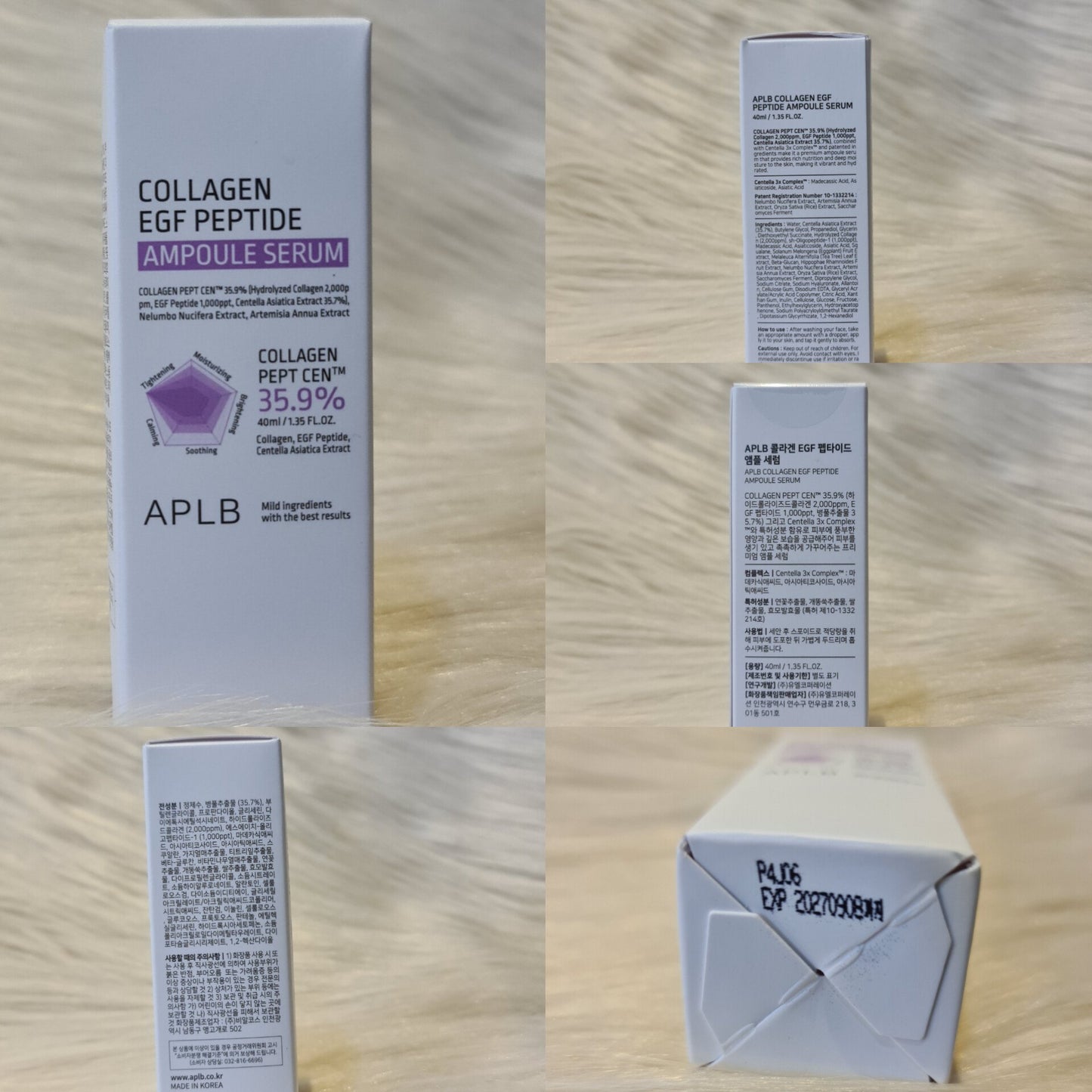 APLB Collagen EGF Peptide Ampoule Serum 40ml