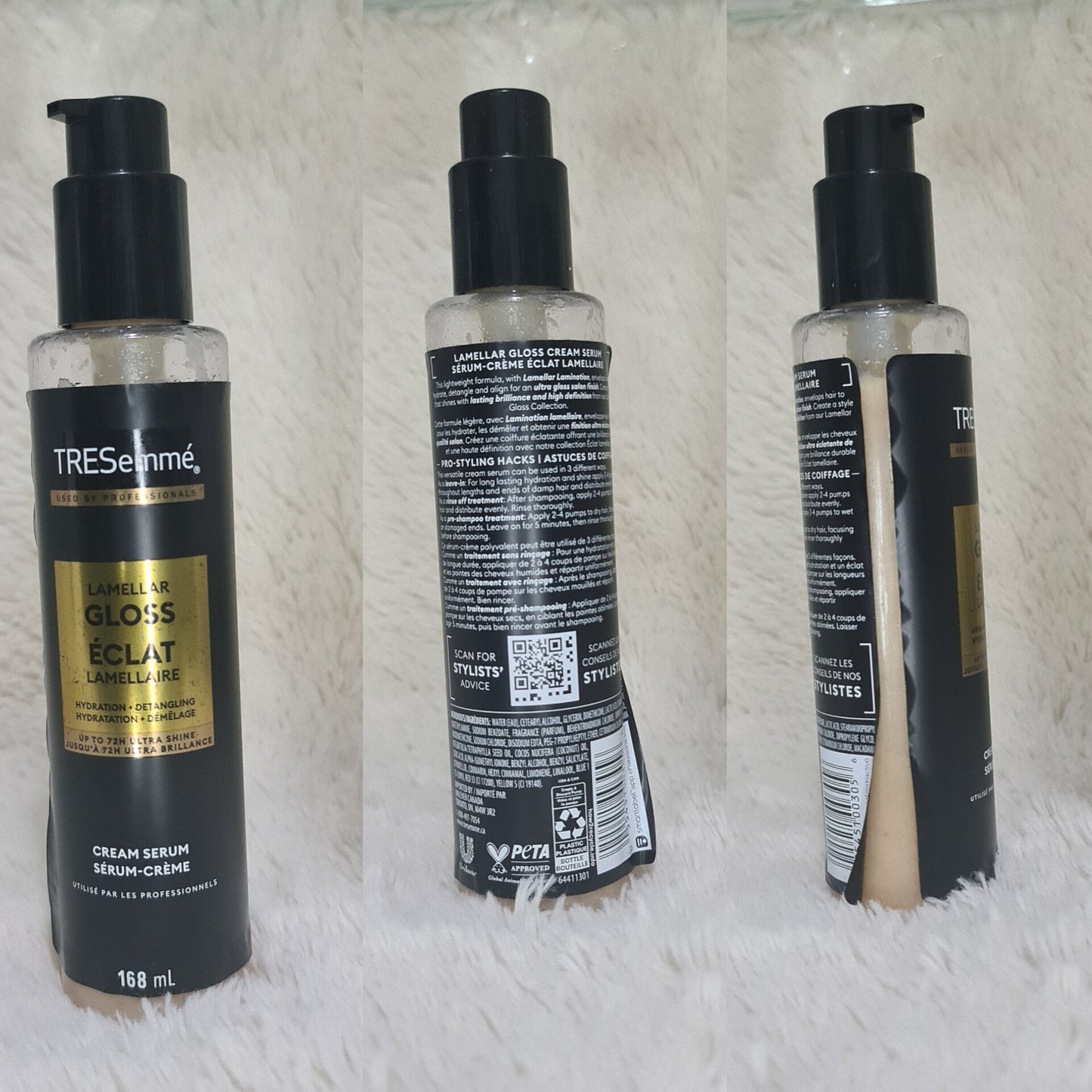 (Discouned Product) Tresemme Lamellar Gloss Hydrating Cream Serum 168ml