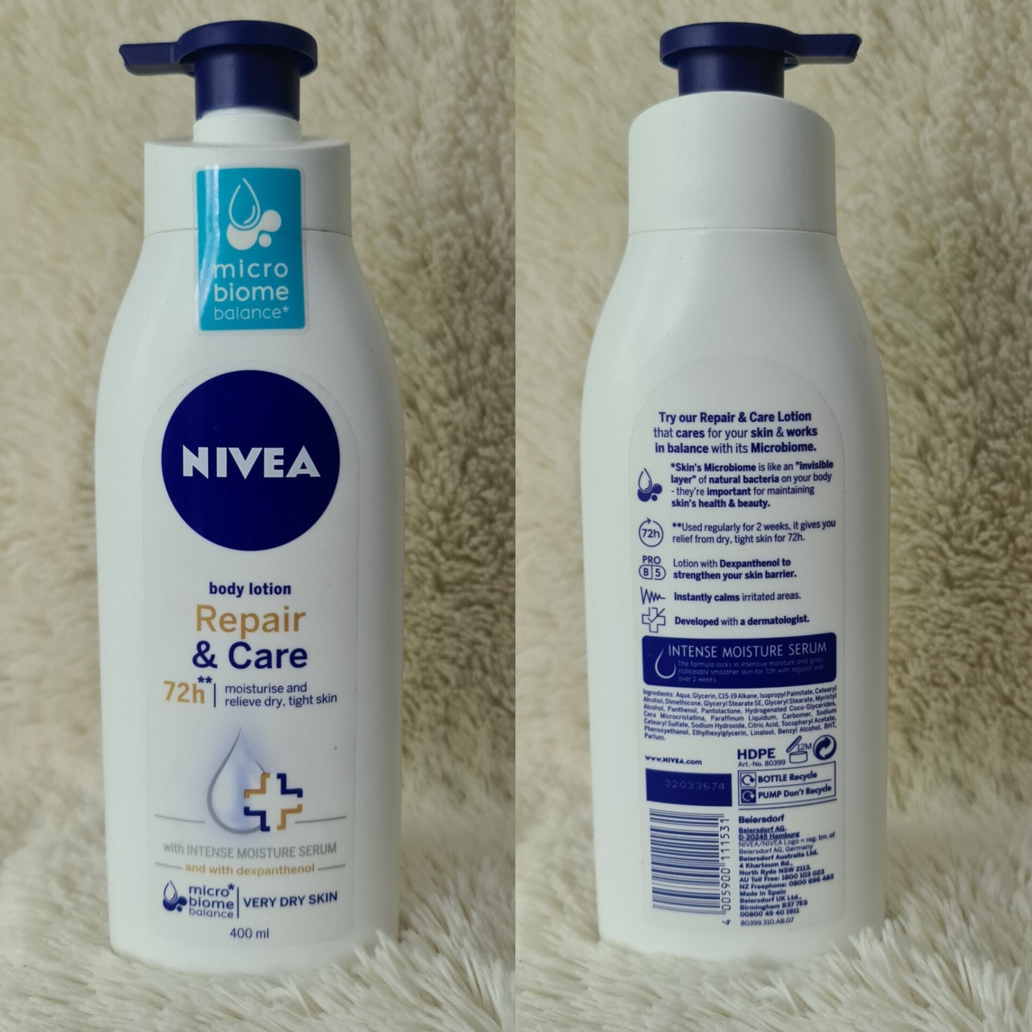 NIVEA Repair & Care Body Lotion 400ml (NEW)