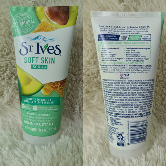 St. Ives Soft Skin Avocado & Honey Scrub 170g