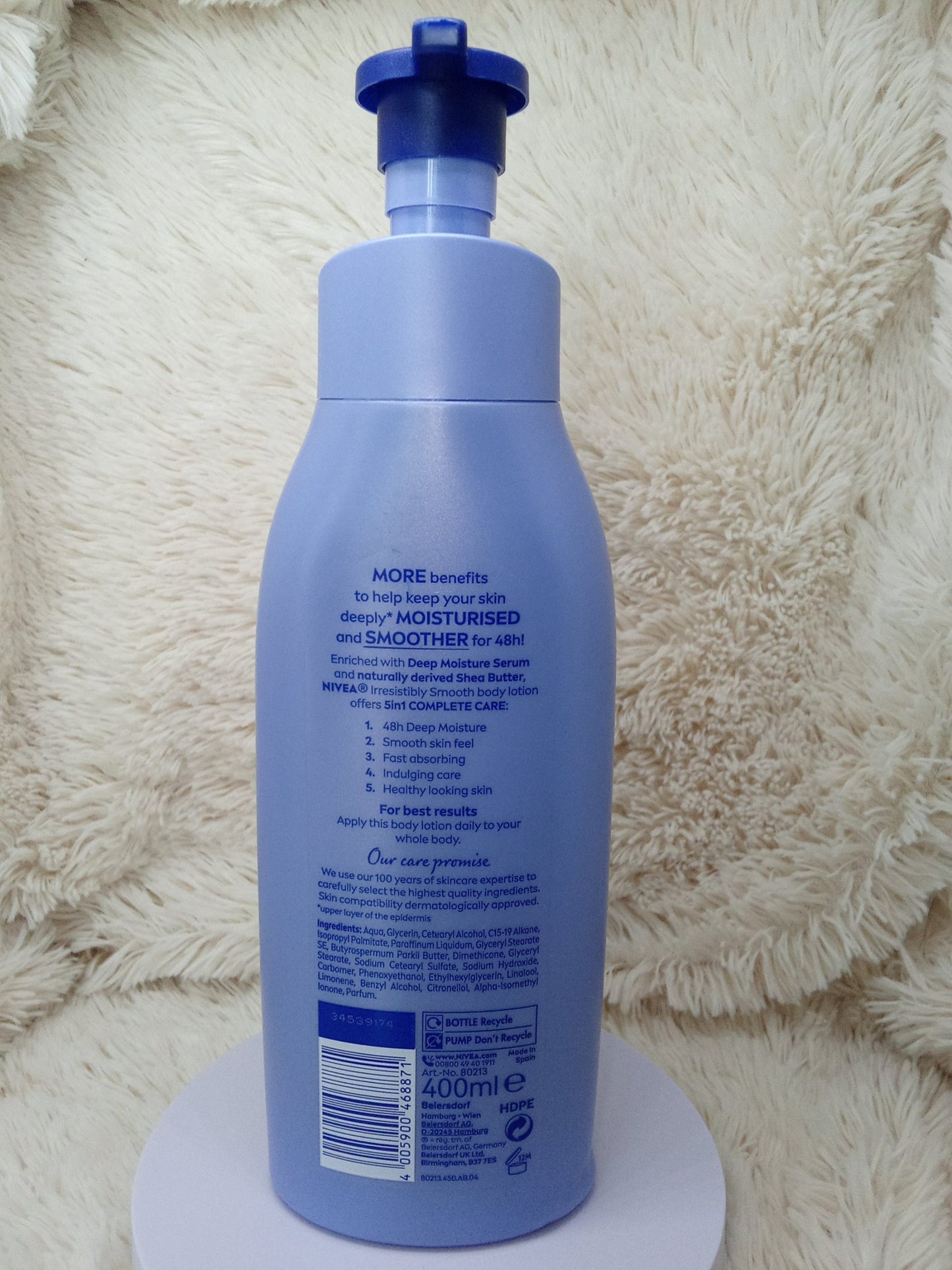 NIVEA Irresistibly Smooth Body Lotion 400ml