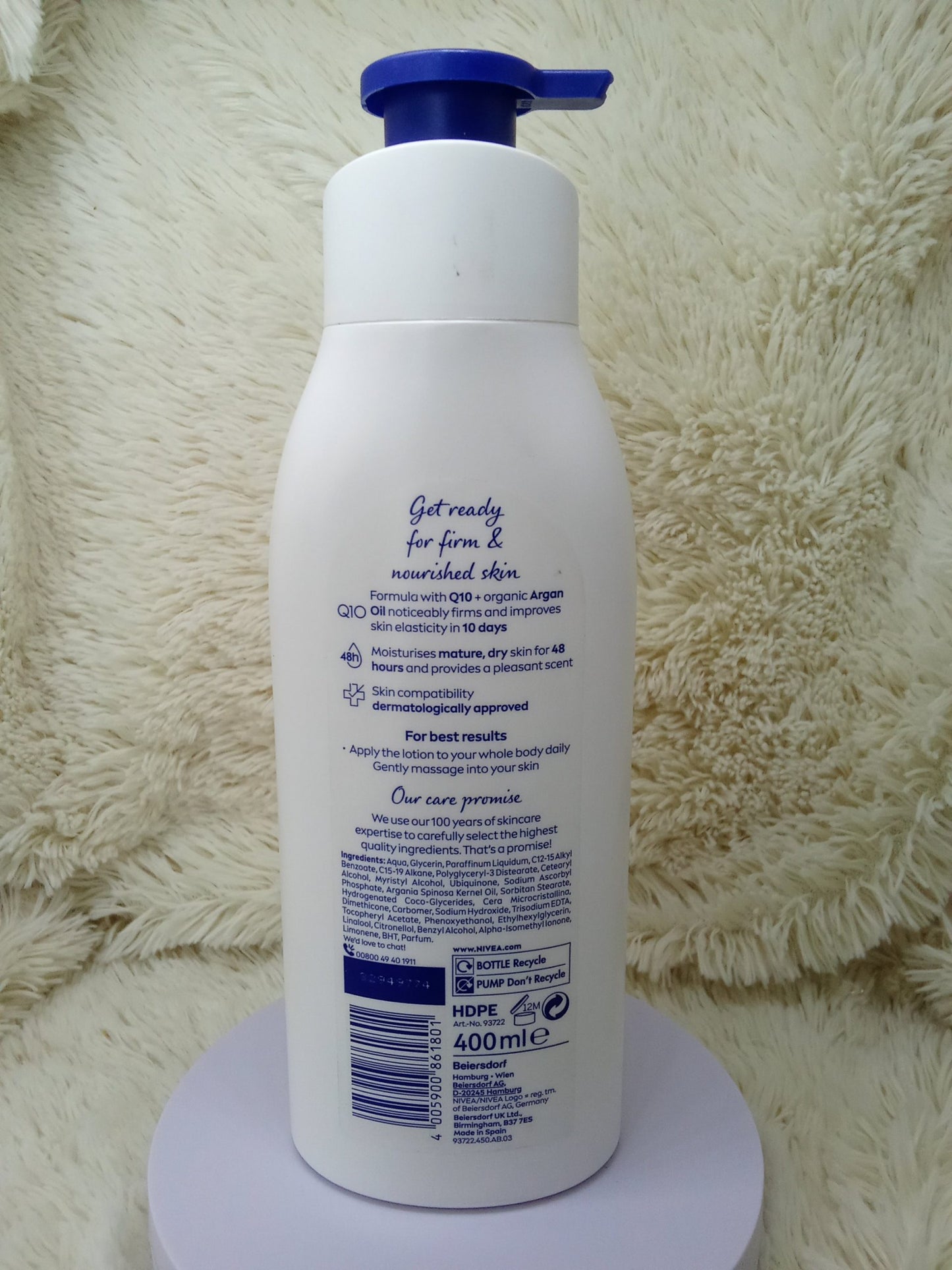 Nivea Q10 Firming + Argan Oil Body Lotion 400ml