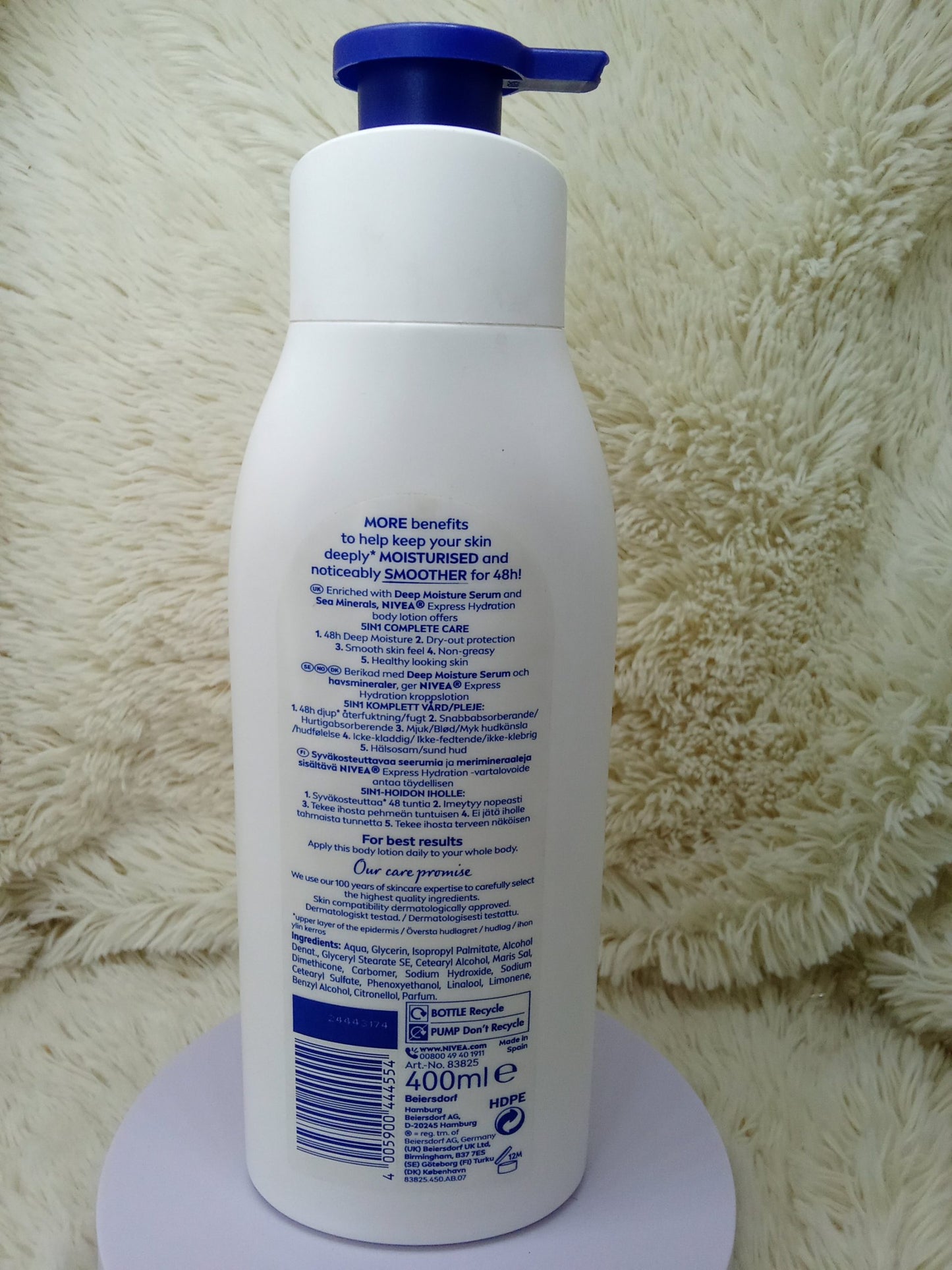 NIVEA Express Hydration Body Lotion 400ml