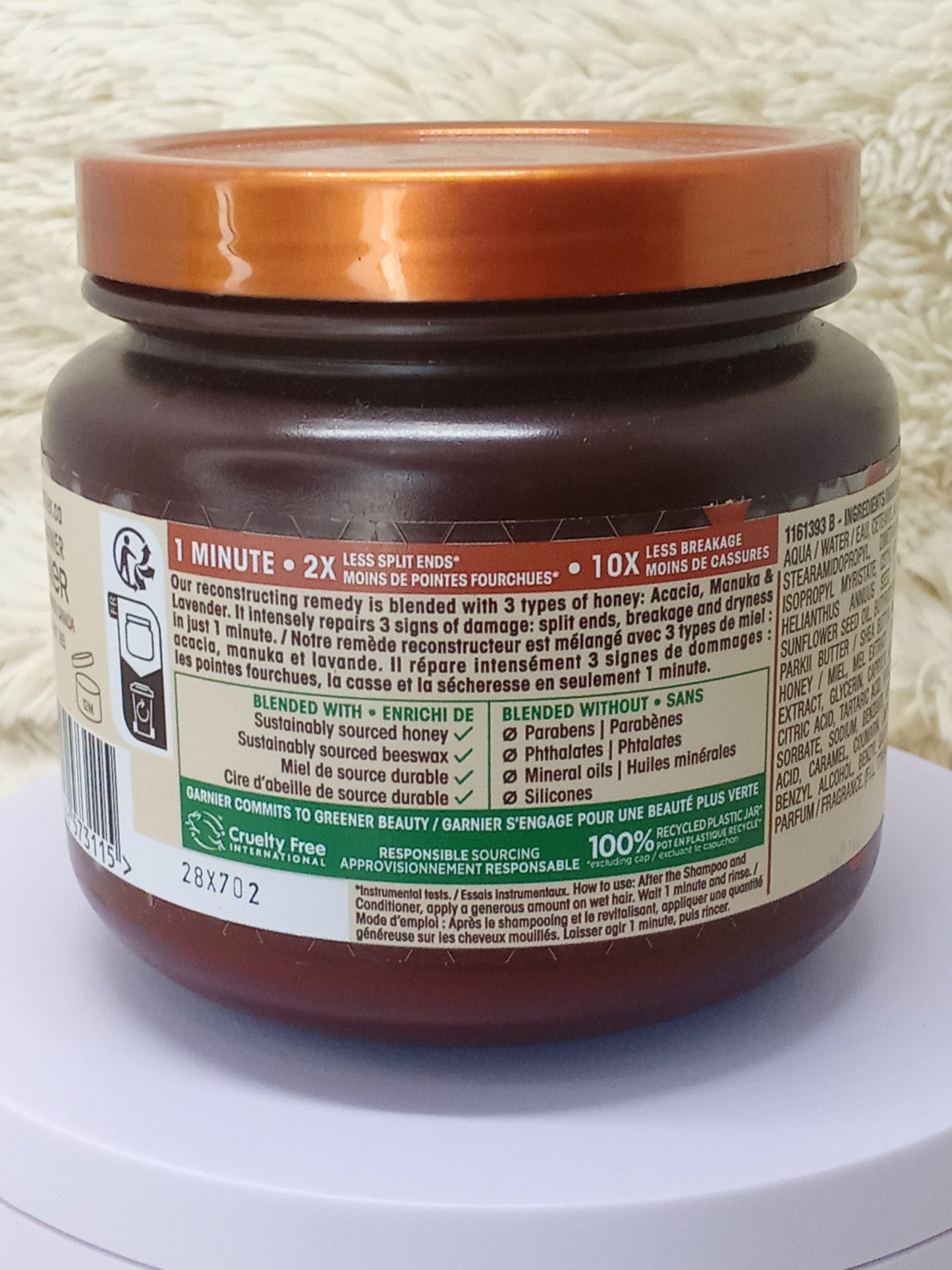 ( Discounted Product ) Garnier Honey Treasures Hair Mask 340ml