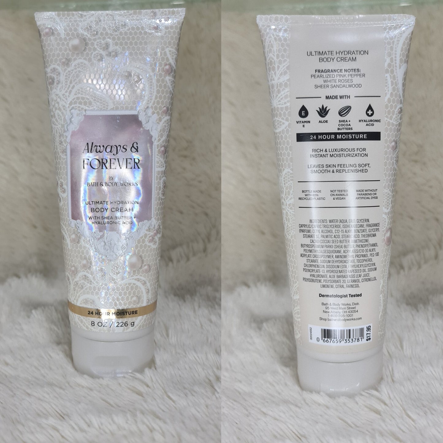 Bath & Body Works Always &amp; Forever Body Cream 226g