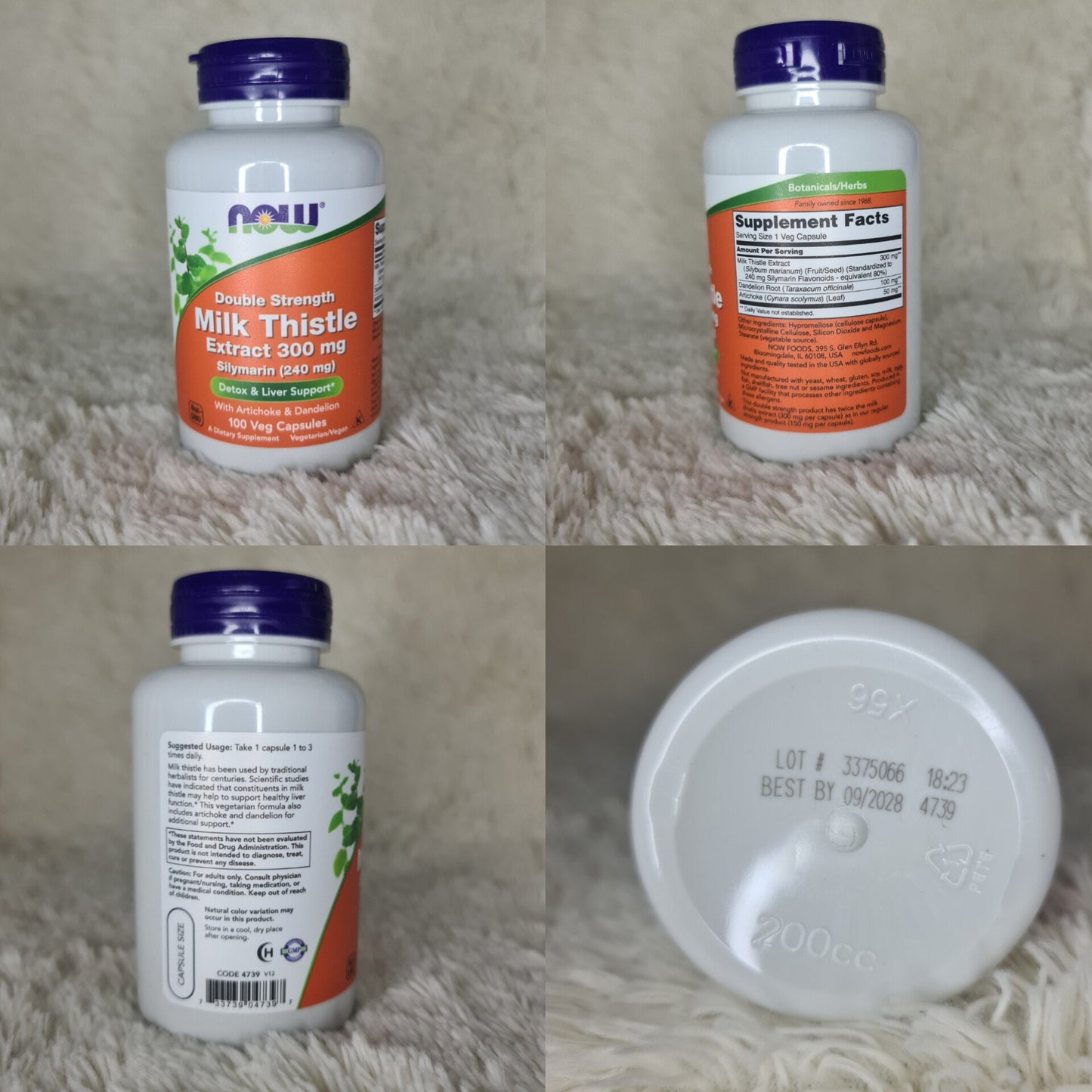 Milk Thistle Extract Double Strength 300 mg – 100 Veg Capsules
