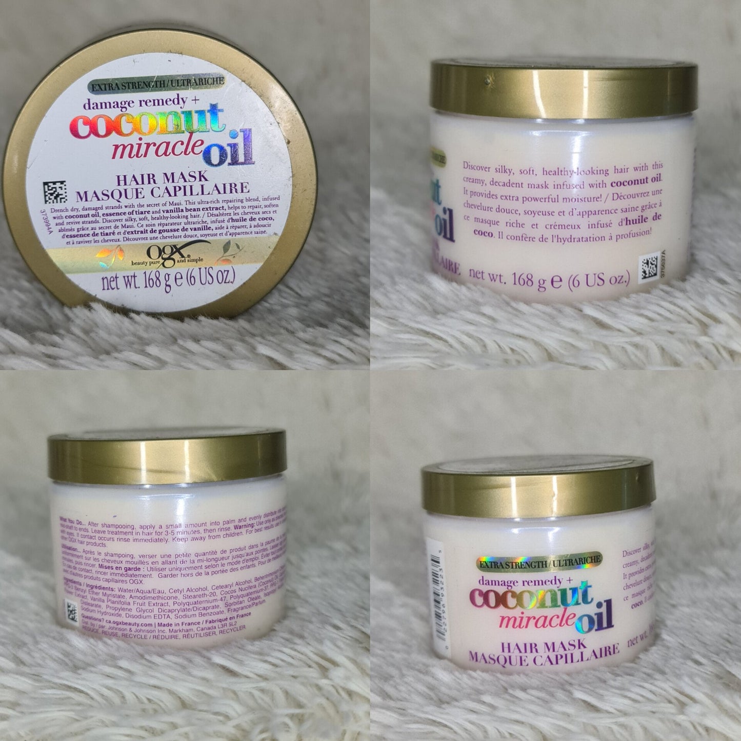 OGX Coconut Miracle Oil Hair Mask 168g