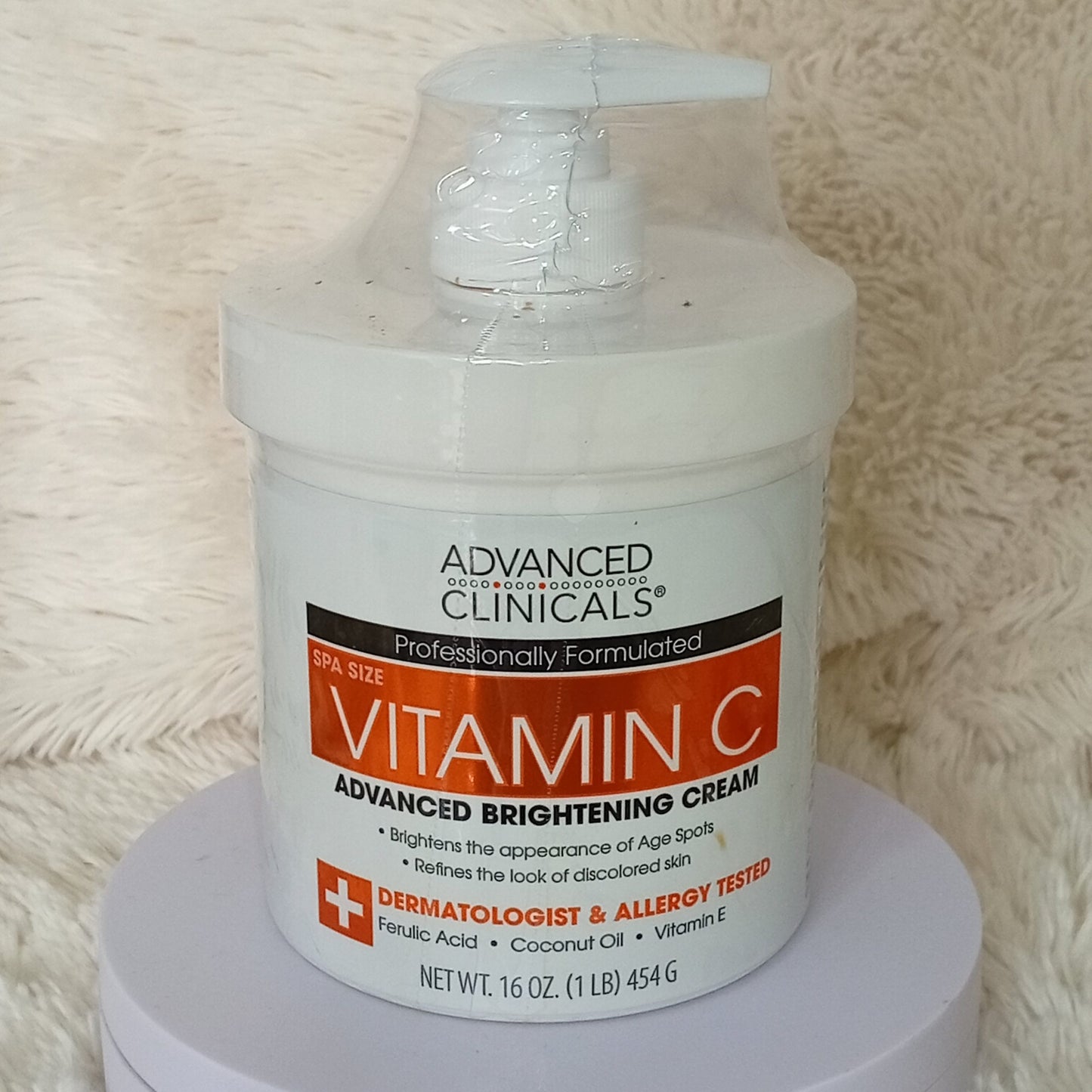 Advanced Clinicals Vitamin C Face &amp; Body Cream 454g