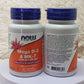 NOW Foods Mega D-3 & MK-7 (60 Capsules)