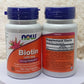 NOW Foods Biotin 1000 mcg – 100 Veg Capsules