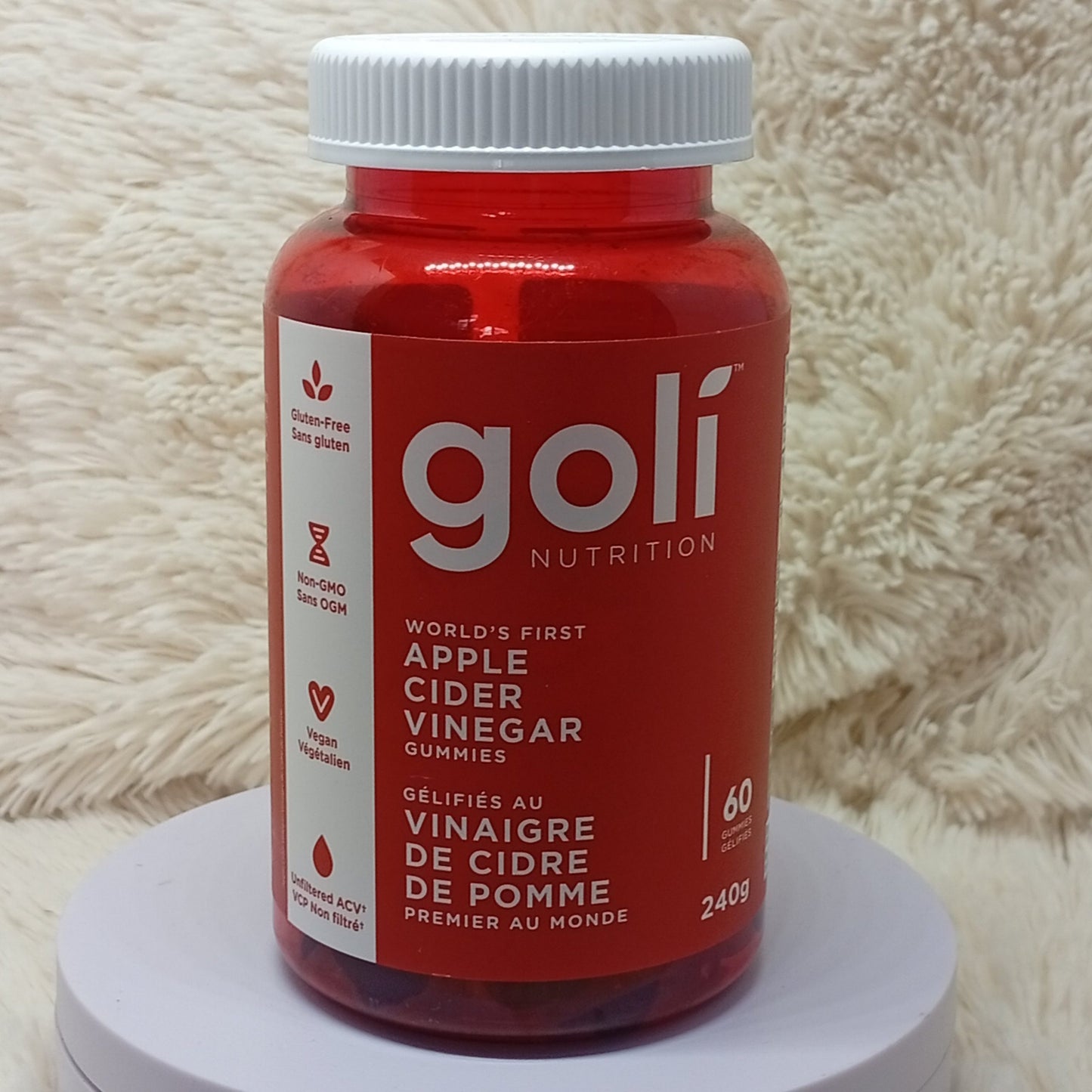 Goli Apple Cider Vinegar Gummies 60 Count