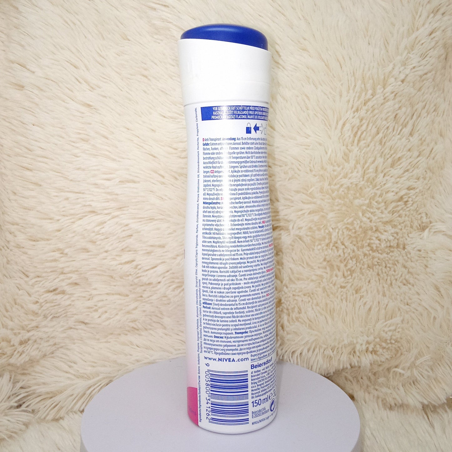 NIVEA Fresh Rose Touch Antiperspirant Spray 150ml