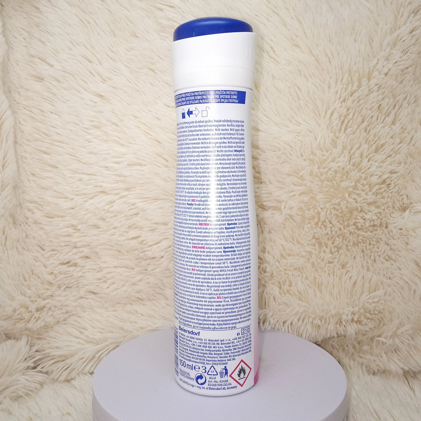 NIVEA Fresh Rose Touch Antiperspirant Spray 150ml