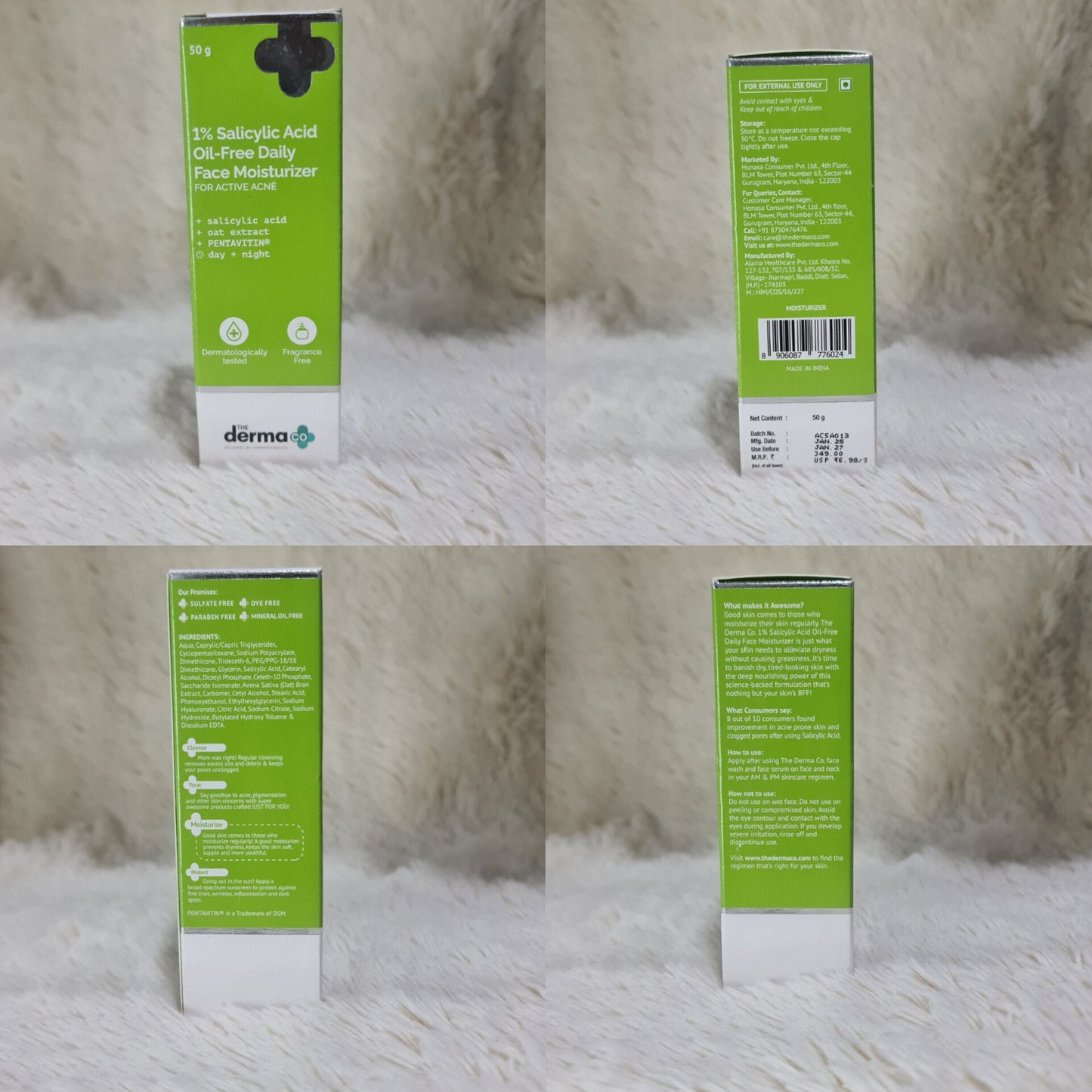 The Derma Co 1% Salicylic Acid Oil-Free Moisturizer 50g