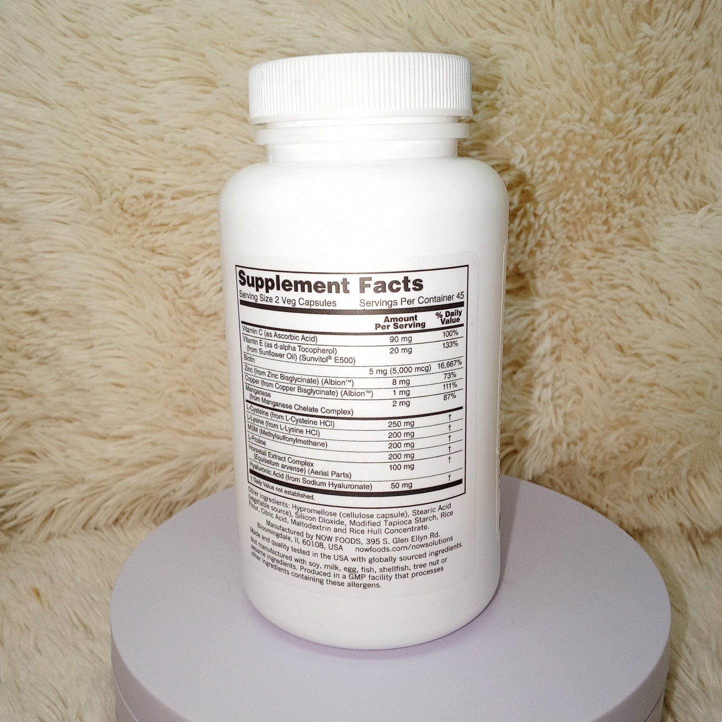 NOW Foods Hair, Skin & Nails – 90 Veg Capsules