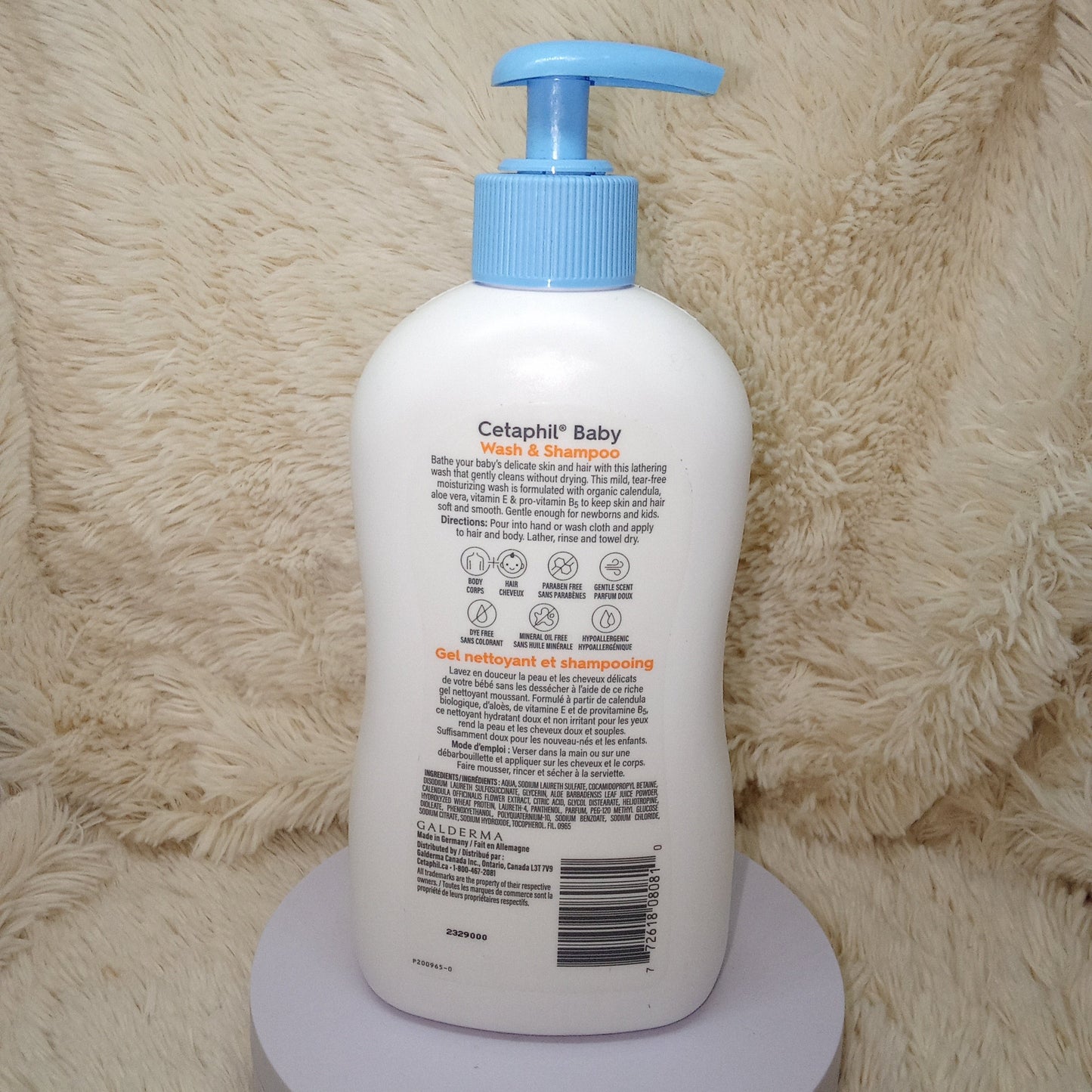 Cetaphil Baby Wash &amp; Shampoo For Sensitive Skin 400ml