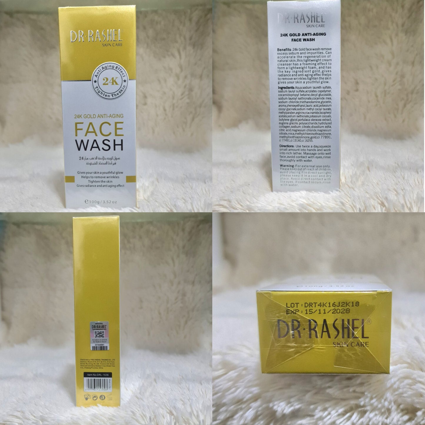 Dr Rashel 24K Gold Anti-Aging Face Wash 100g