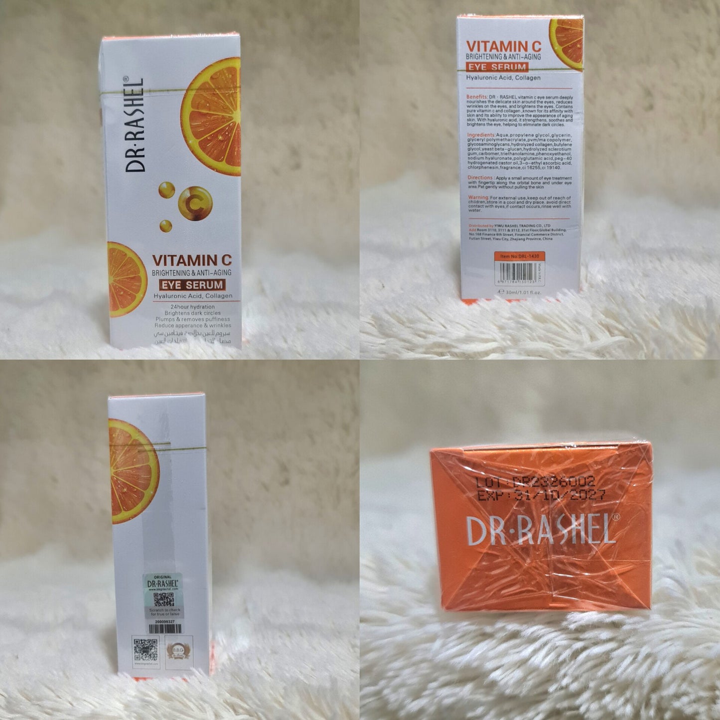 Dr Rashel Vitamin C Eye Serum 30ml – Brightening Care