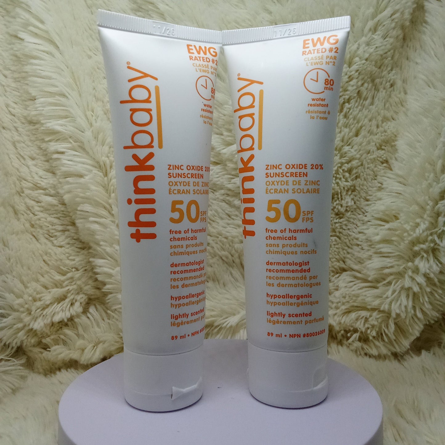 Thinkbaby SPF 50 Baby Mineral Sunscreen (3 oz)