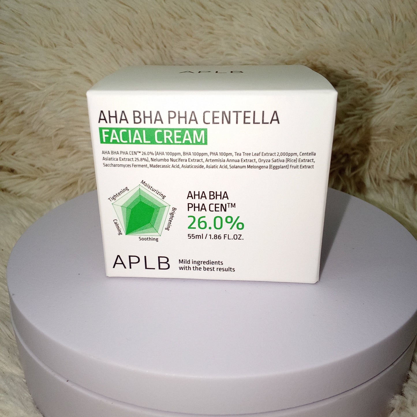 APLB AHA BHA PHA Centella Facial Cream 55ml
