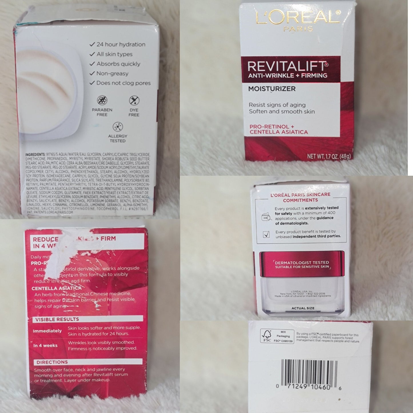 (Discounted Product ) L'Oreal Revitalift Face &amp; Neck Anti-Wrinkle &amp; Firming Moisturizer 48g