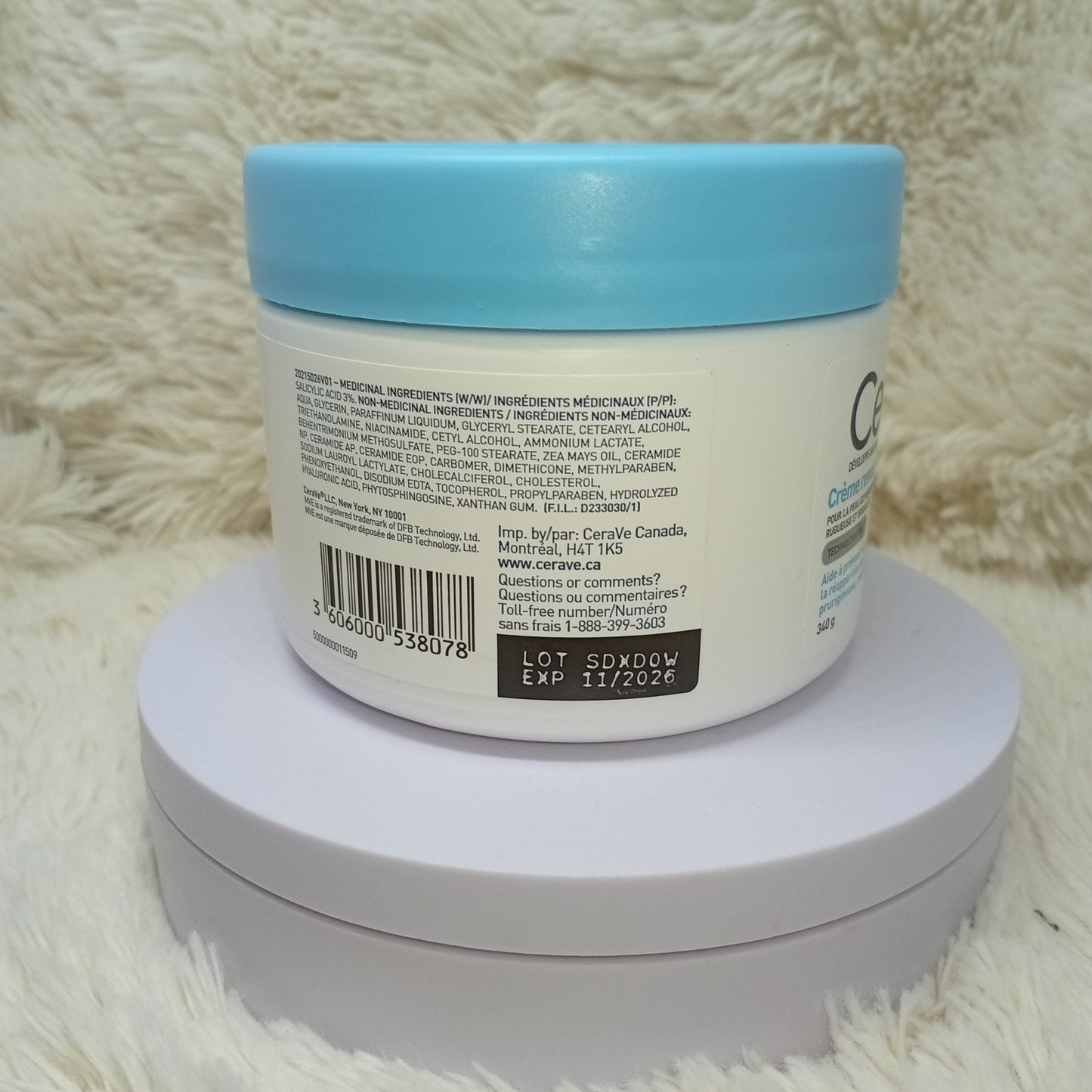 CeraVe SA Cream for Rough &  Bumpy Skin 340g