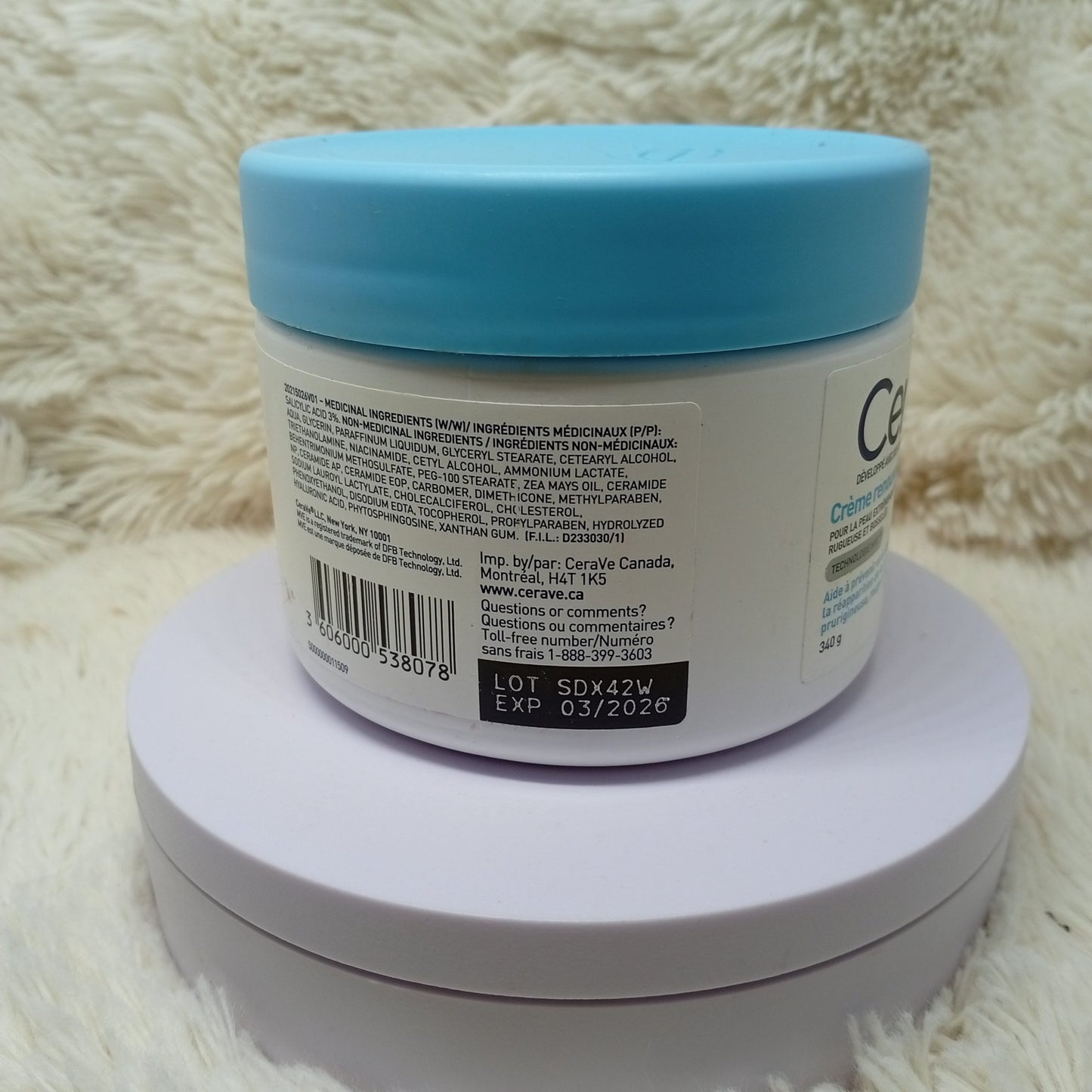 CeraVe SA Cream for Rough &  Bumpy Skin 340g