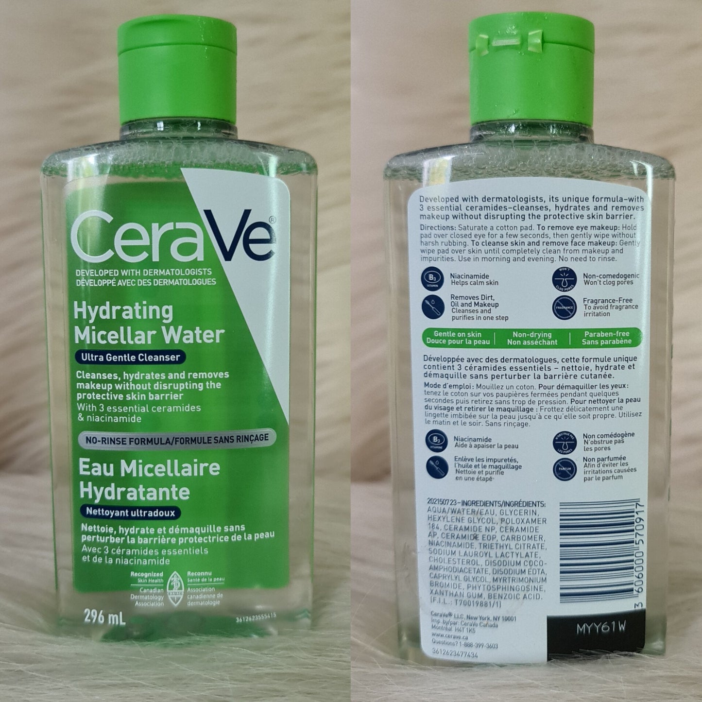 CeraVe Hydrating Micellar Water 296ml