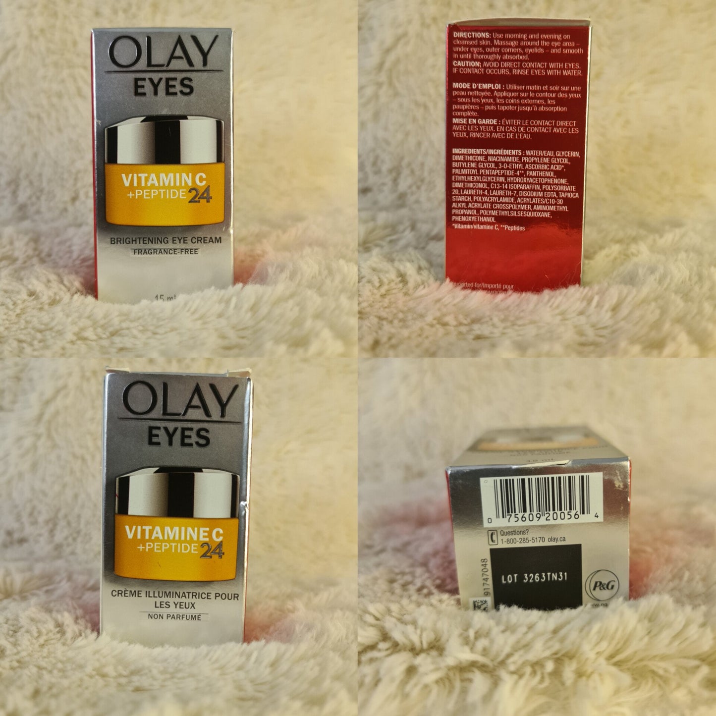 Olay Vitamin C + Peptide 24 Eye Cream (Fragrance-Free)