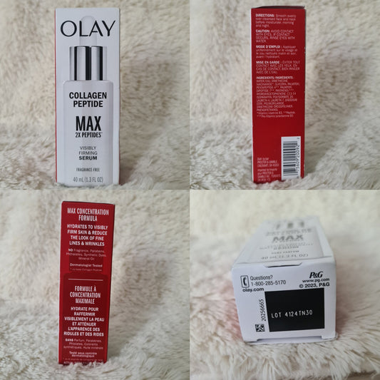 Olay Collagen Peptide 24 MAX Fragrance-Free Serum