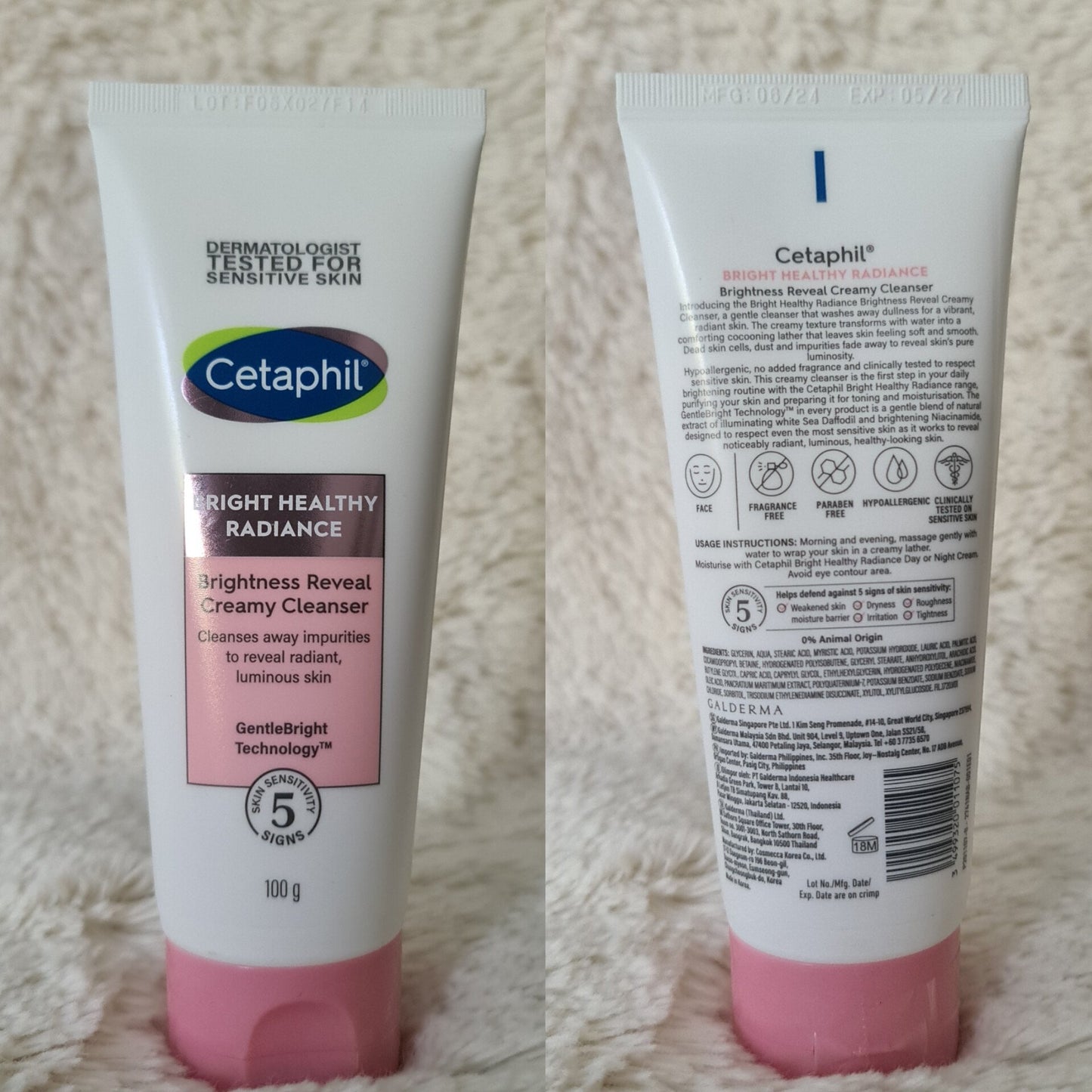 Cetaphil Brightness Reveal Creamy Cleanser 100g