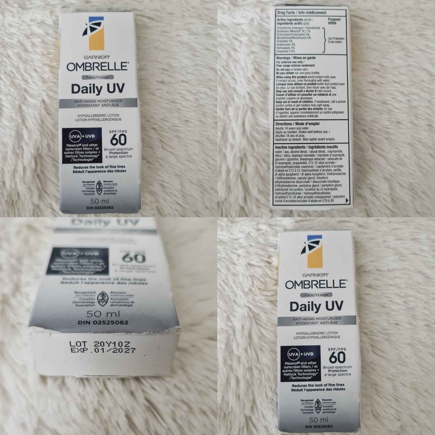 Garnier Ombrelle SPF 60 Anti-Aging Face Sunscreen 50ml