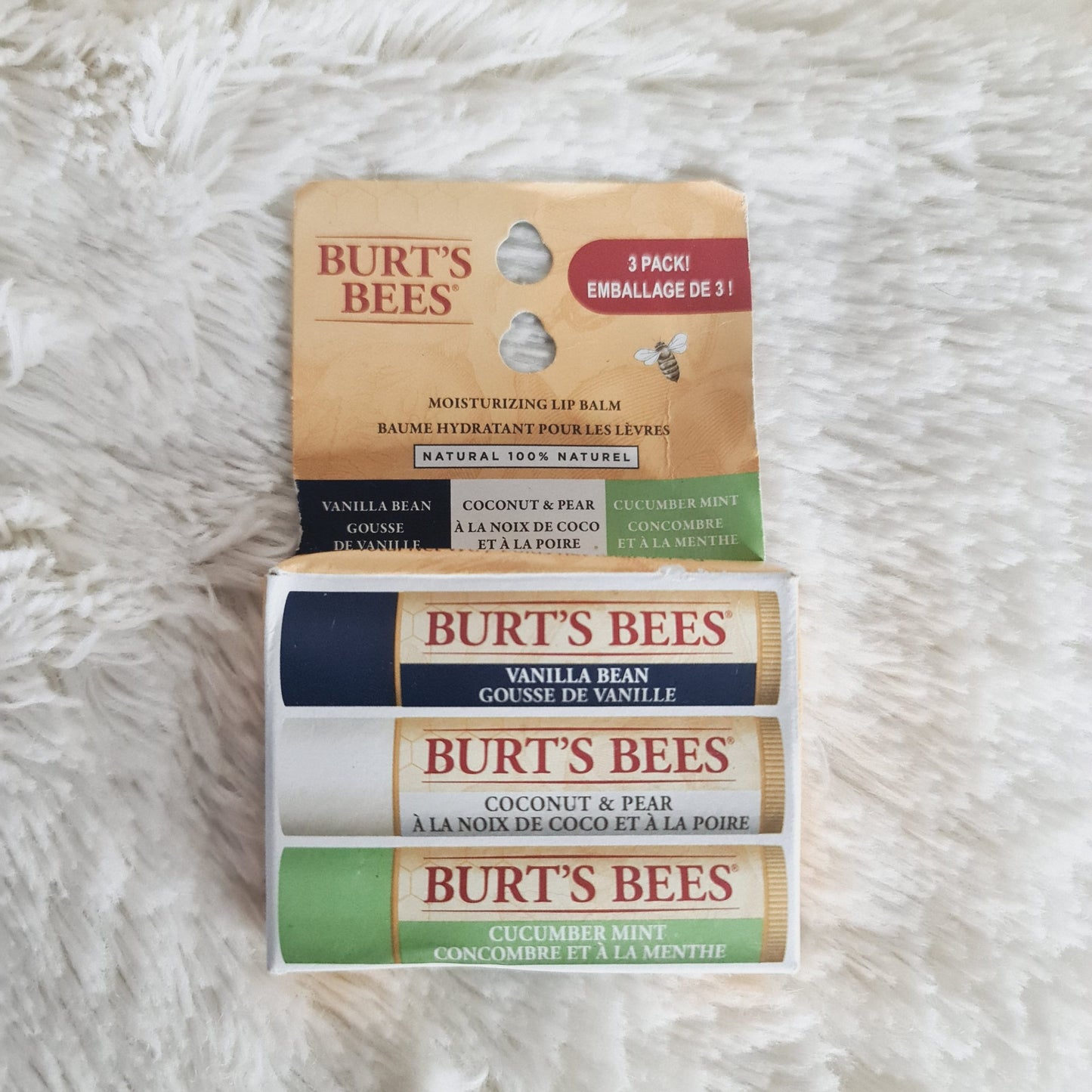 Burt’s Bees Moisturizing Lip Balm (3 Pack)
